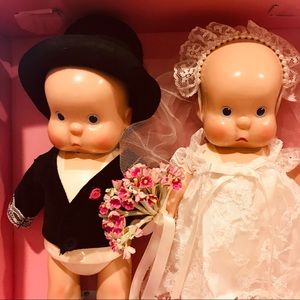Vintage HEbee & SHEbee wedding dolls collectible